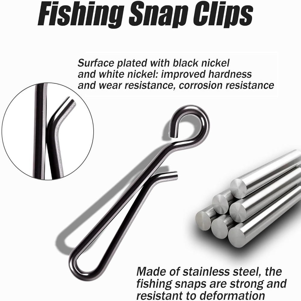 100Pcs Stainless Steel Fishing - Saltwater Line 评论和价格