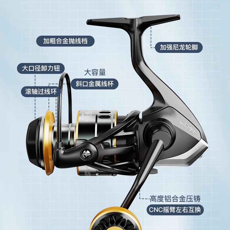 Metal Spinning Fishing Reel Lo - Ice Fishing Line 评论和价格