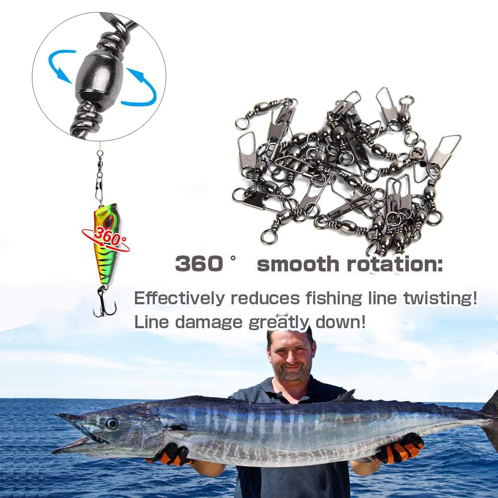 50Pcs Stainless Steel Snap Swi - Saltwater Line 评论和价格