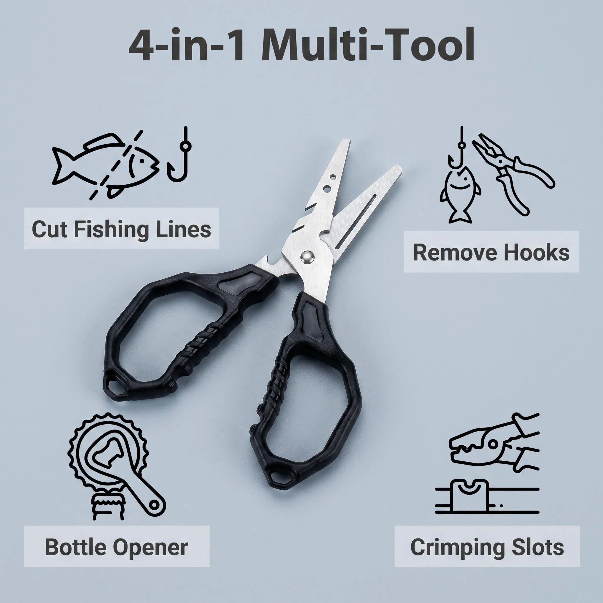 Multifunctional Fishing Scisso - Fishing Line Cutter 评论和价格